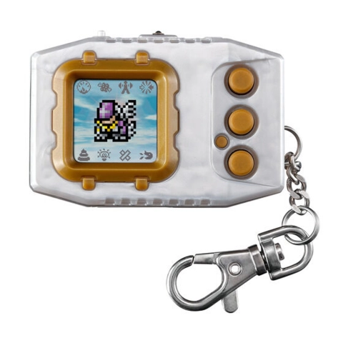 Digimon Pendulum COLOR ZERO Virus Bs Original Pearl White Gold by Bandai