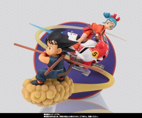 Dragon Ball FiguartsZERO Goku & Bulma by Bandai