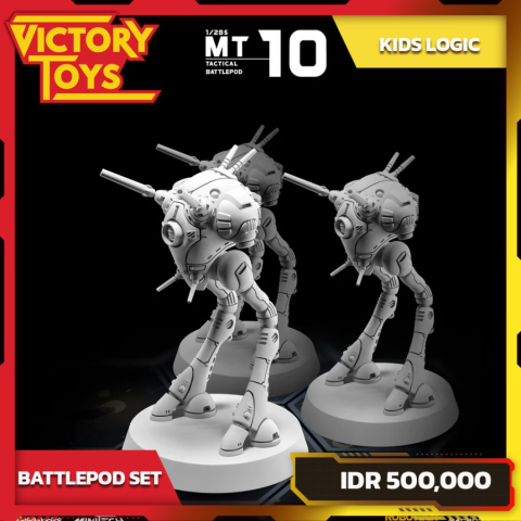 MT10 1/285 MACROSS TACTICAL BATTLEPOD (Set of 3) By Kids Logic