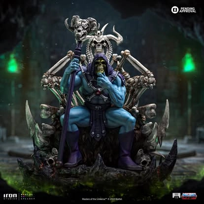 Masters of the Universe Skeletor on Throne Prime Scale Limited Edition Statue by Iron Studios