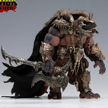 AXY-004A Dinosaur Battlefield Tyrannosaurus Black Skin Color Version By Axytoys