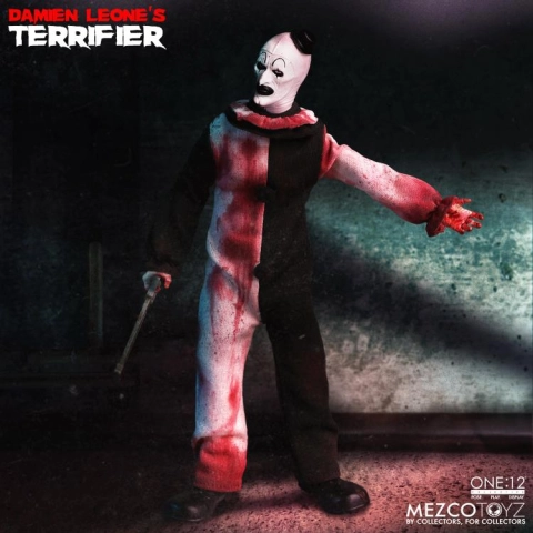 Terrifier One:12 Collective Art the Clown (Deluxe Edition) Action Figure by Mezco Toyz