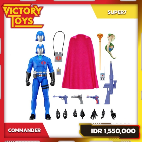 G.I.JOE ULTIMATES COBRA COMMANDER By Super7