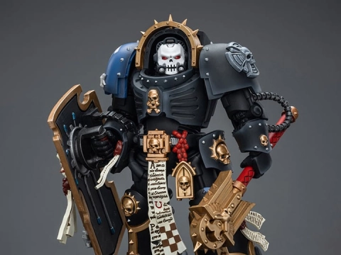 JT7080 Warhammer 40K Ultramarines Chaplain in Terminator Armor 1/18 by JoyToy