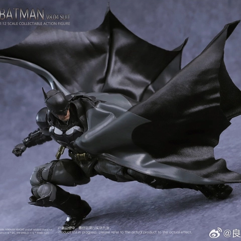 DC001 Batman Arkham Knight Batman v8.04 Suit 1/12 Action Figure by LPZZ