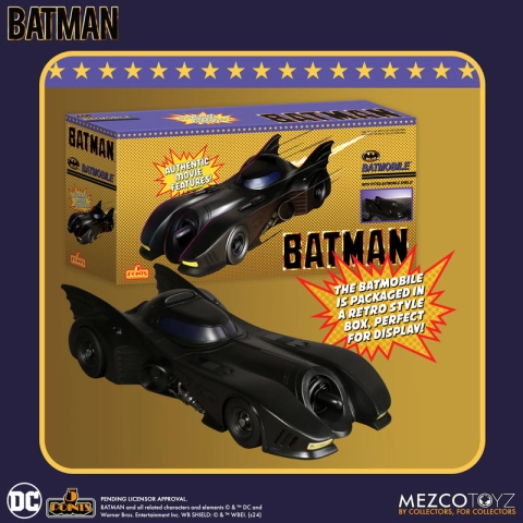 Batman (1989) 5 Points Batmobile by Mezco Toyz