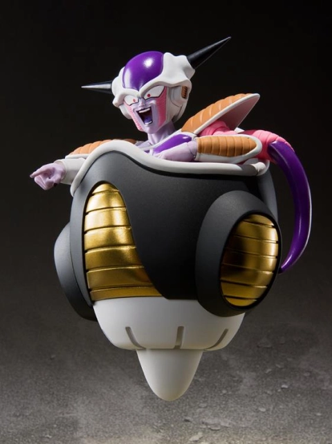 Dragon Ball Z S.H.Figuarts Frieza (First Form) Action Figure with Pod (Reissue) by Bandai