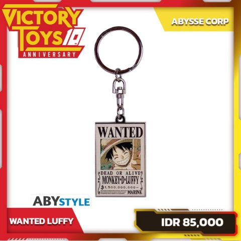 ONE PIECE KEYCHAIN (Wanted Luffy) By Abysse Corp