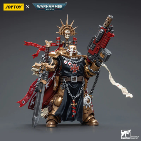 JT6540 Warhammer 40k 1: 18 Black Templars High Marshal Helbrecht By Joytoy