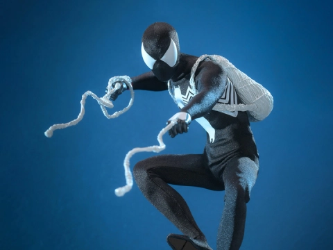 Marvel HS04 Spider-Man (Symbiote Suit) 1/6th Scale Collectible Figure by Hot Toys