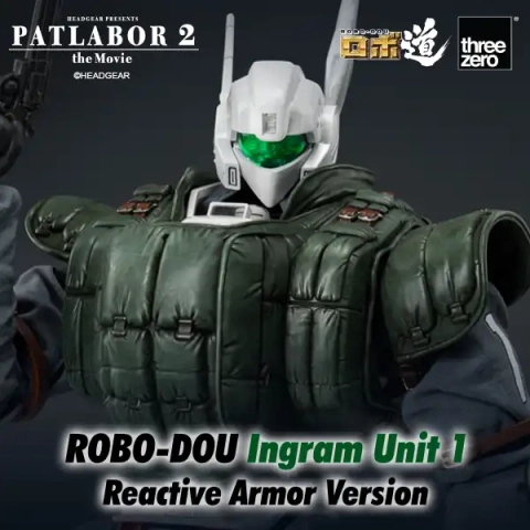 Patlabor 2: The Movie ROBO-DOU Ingram Unit 1 (Reactive Armor Ver.) 1/35 Scale by ThreeZero