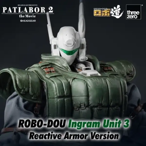 Patlabor 2: The Movie ROBO-DOU Ingram Unit 3 (Reactive Armor Ver.) 1/35 Scale by ThreeZero