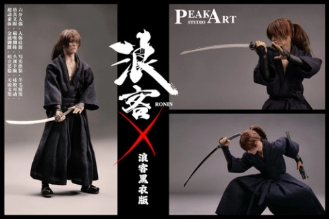 PA2403A Rurouni Figure 1/6 Scale (Black Version) by PeakArt Studio