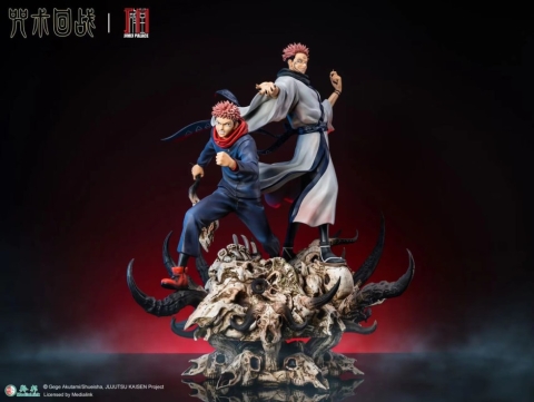 Jujutsu Kaisen Itadori Yuji VS Ryomen Sukuna 1/6 Licensed Statue By Jimei Palace