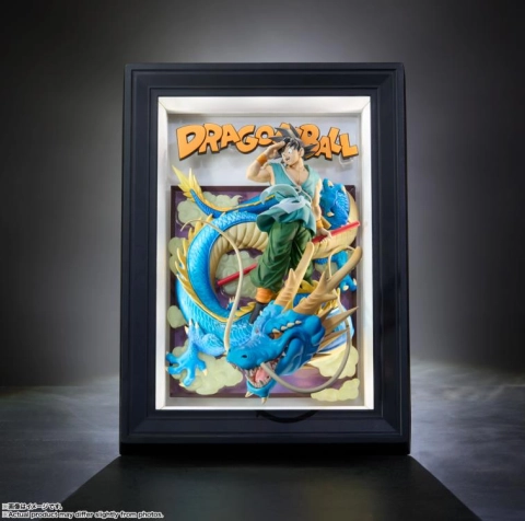 Dragon Ball Tamashii Art Goku and Dragon 3D Wall Art by Bandai