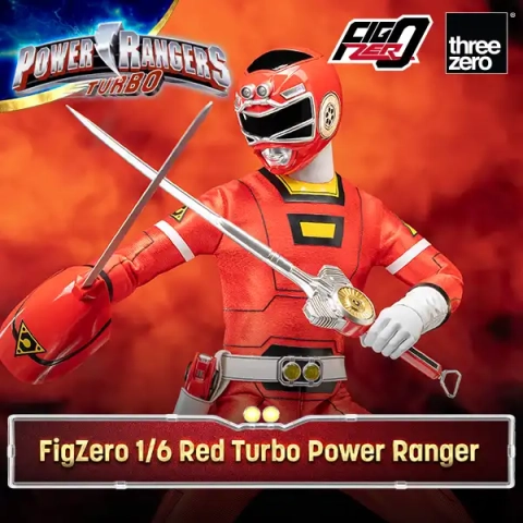 Power Rangers Turbo FigZero Red Turbo Ranger 1/6 Scale Figure by ThreeZero