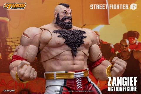 Street Fighter 6 Zangief 1/12 Scale Action Figure by Storm Collectibles