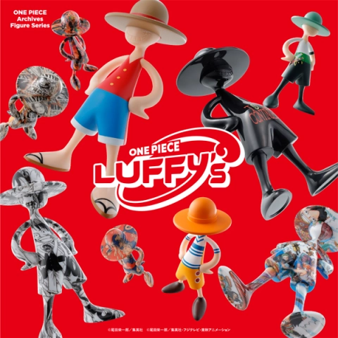 One Piece Luffys Archive of Adventure Vol.1 Box of 10 Figures by Bandai