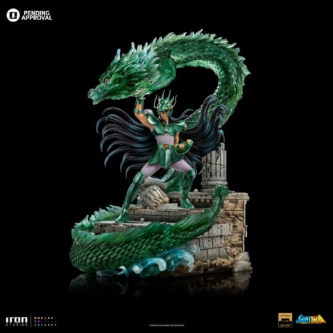 Saint Seiya Dragon Shiryu Deluxe 1/10 Art Scale Statue By Iron Studios