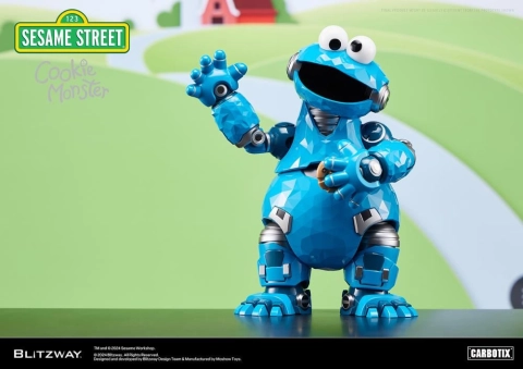 Sesame Street Carbotix Cookie Monster Action Figure by Blitzway