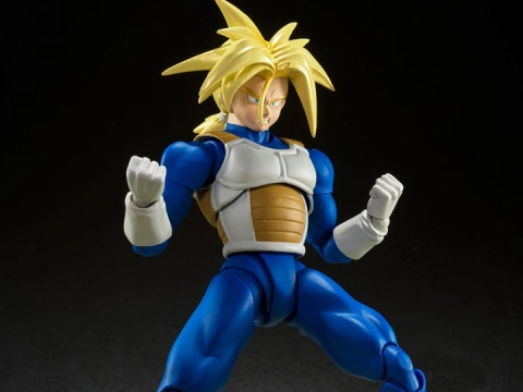 Dragon Ball Z S.H.Figuarts Super Saiyan Trunks (Latent Power) Action Figure by Bandai