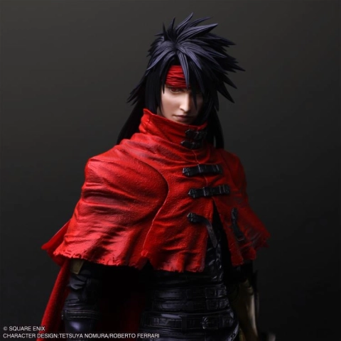 Final Fantasy VII Rebirth Play Arts Shin Vincent Valentine Action Figure by Square Enix