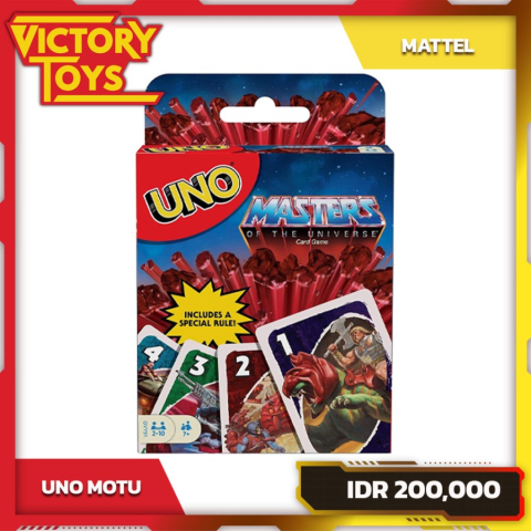 UNO CARD MASTERS OF THE UNIVERS By Mattel