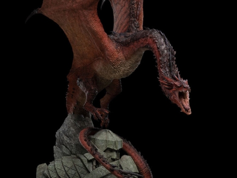 The Hobbit Smaug The Fire-Drake 1/100 Scale Limited Edition Statue By Weta Workshop