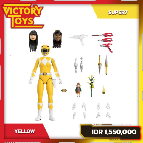 MIGHTY MORPHIN POWER RANGERS YELLOW RANGER WAVE 1 By Super7