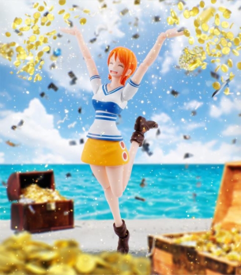 One Piece S.H.Figuarts Nami (Romance Dawn) by Bandai