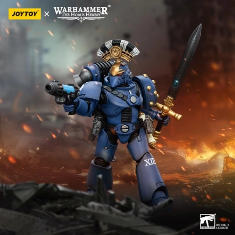 JT00096 Warhammer: MKVI Tactical Squad Sergeant with Plasma Pistol and Power Sword 1/18 by JoyToy