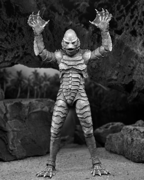 Universal Monsters Ultimate Creature from the Black Lagoon (Black & White Ver.) By Neca