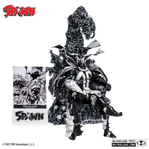 Spawn with Throne Sketch Edition Gold Label 7-Inch Scale Action Figure By Mcfarlane Toys