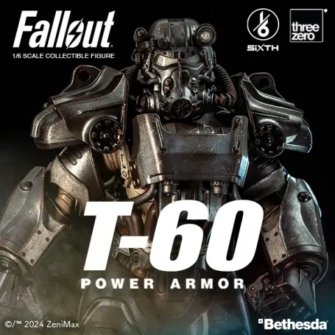 Fallout SiXTH T-60 Power Armor 1/6 Scale Figure by ThreeZero