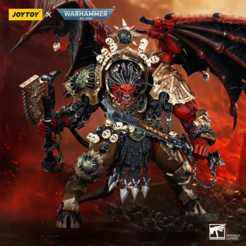 JT01178 Warhammer 40K World Eaters Angron, Daemon Primarch of Khorne 1/18 Scale Action Figure