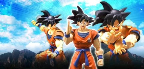 Dragon Ball Z S.H.Figuarts Goku (A Saiyan Raised On Earth) Action Figure by Bandai