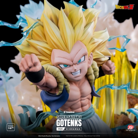 Dragon Ball Z HQS Dioramax Super Saiyan 3 Gotenks 1/6 Scale by Tsume