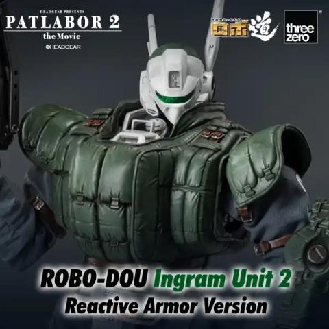 Patlabor 2: The Movie ROBO-DOU Ingram Unit 2 (Reactive Armor Ver.) 1/35 Scale by ThreeZero