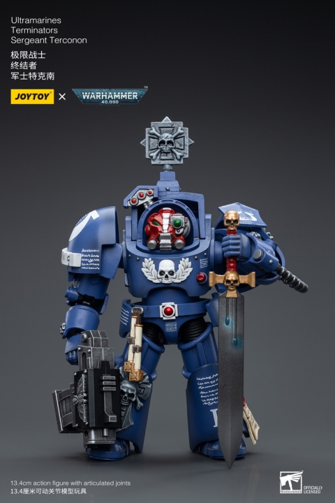 JT6700 1/18 Ultramarines Terminators Sergeant Terconon By Joytoy