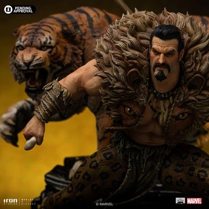 Marvel Spider-Man vs Villains Battle Diorama Series Kraven 1/10 Art Scale Limited by Iron Studios