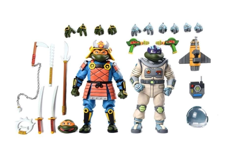 Teenage Mutant Ninja Turtles Space Adventure & Samurai Turtles Action Figure by Neca