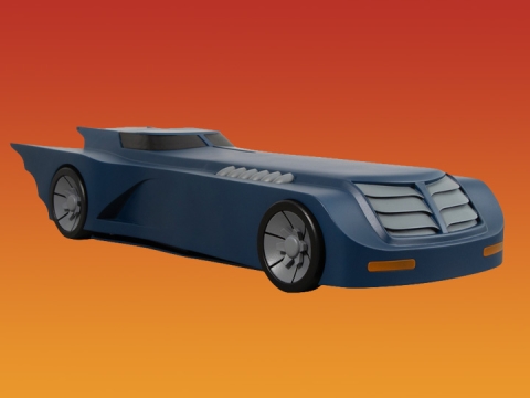 Batman: The Animated Series 5 Points Batmobile