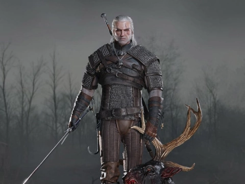 The Witcher 3: Wild Hunt Prestige Line Geralt of Rivia 1/2 Scale by Pure Arts