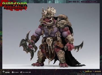 AXY-004B Dinosaur Battlefield Tyrannosaurus Red Skin Color Version By Axytoys