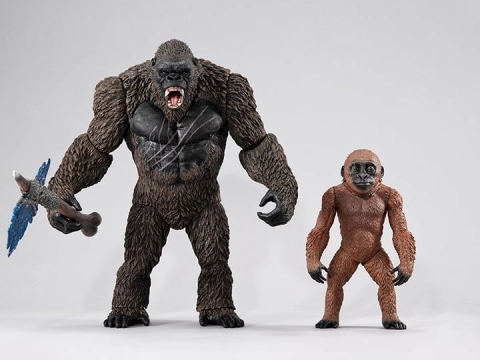 The New Empire Ultimate Article Monsters King Kong (2024 Ver.) & Suko Action Figure Set by MegaHouse