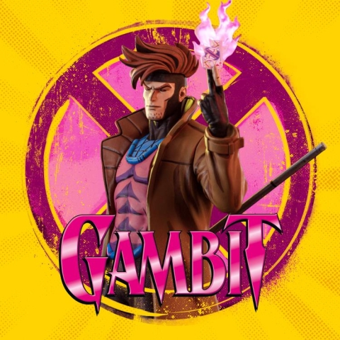 X-Men '97 Gambit 1/10 Art Scale Limited Edition Statue by Iron Studios