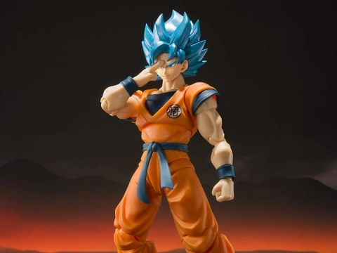 Dragon Ball Super: Broly S.H.Figuarts Super Saiyan God Super Saiyan Goku (Reissue) by Bandai