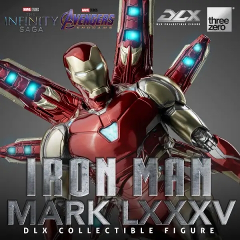 Avengers: The Infinity Saga DLX Iron Man Mark 85 1/12 Scale Figure by ThreeZero