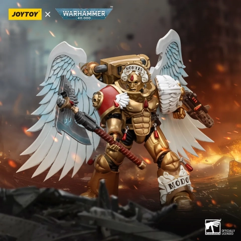 JT7172 Blood Angels Sanguinary Guard with Encarmine Axe and Inferno Pistol by JoyToy