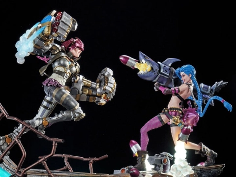 League of Legends Jinx & Vi 1/6 Scale Limited Edition Statue Bundle by Pure Arts